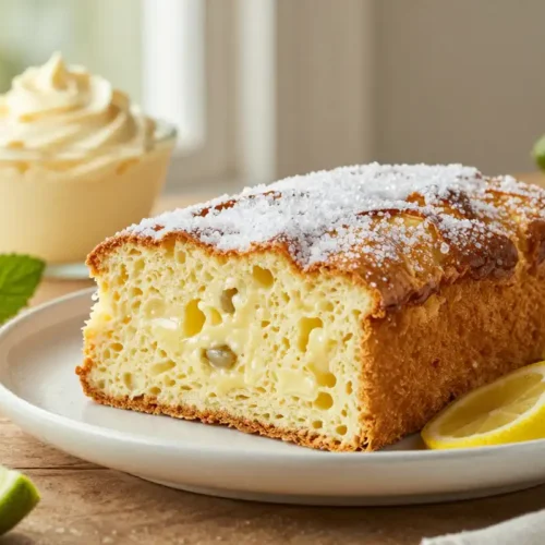 Bizcocho de Yogur y Limón - Tarjeta de Receta