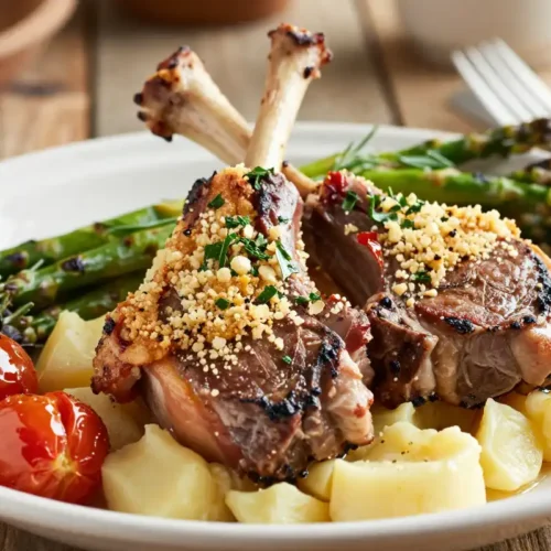 Chuletas de Cordero a las Finas Hierbas - Tarjeta de Receta