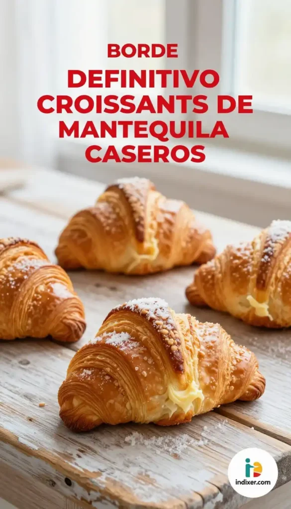 Croissants de Mantequilla Caseros - Pan y Repostería - Indixer