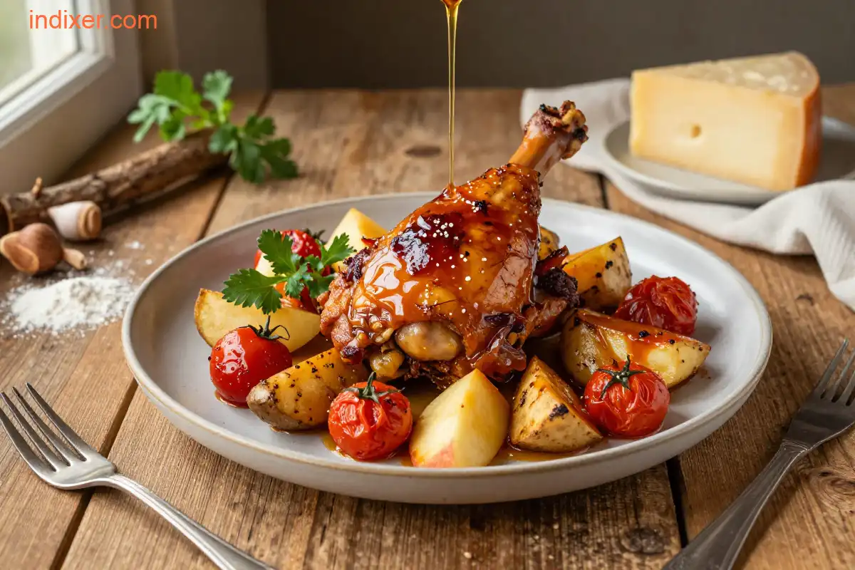 Ensalada de Pollo y Frutas terminado