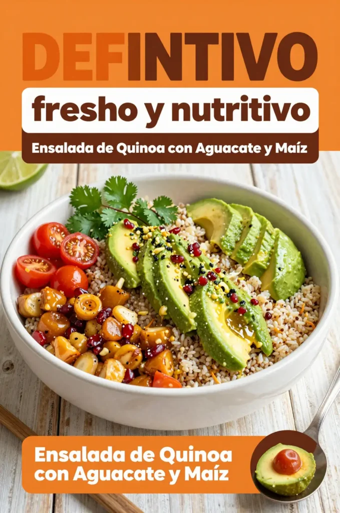 Ensalada de Quinoa con Aguacate y Maíz - Ensaladas - Indixer