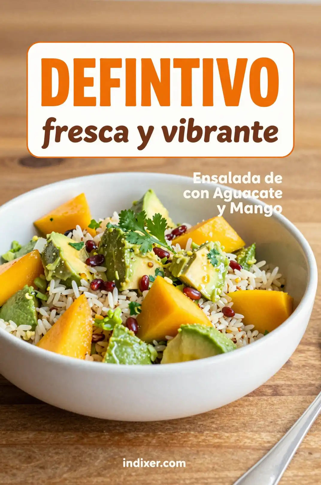 Ensalada de Quinoa con Aguacate y Mango - Ensaladas - Indixer