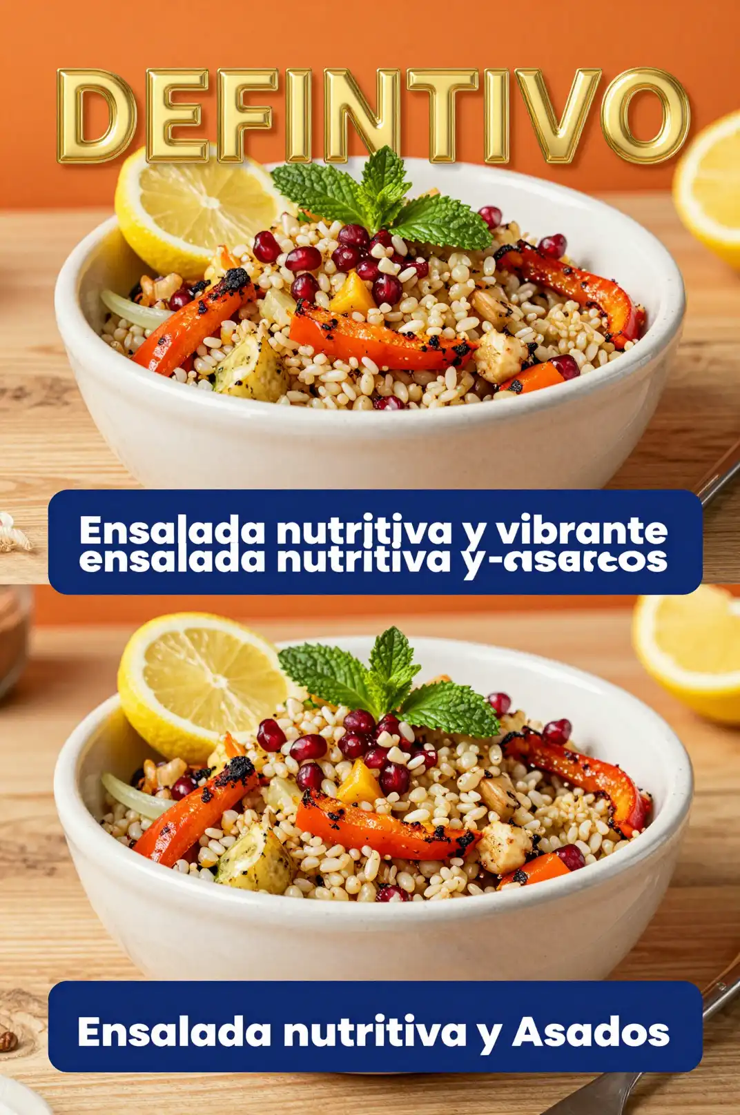 Ensalada de Quinoa con Verduras Asadas - Comida Saludable - Indixer