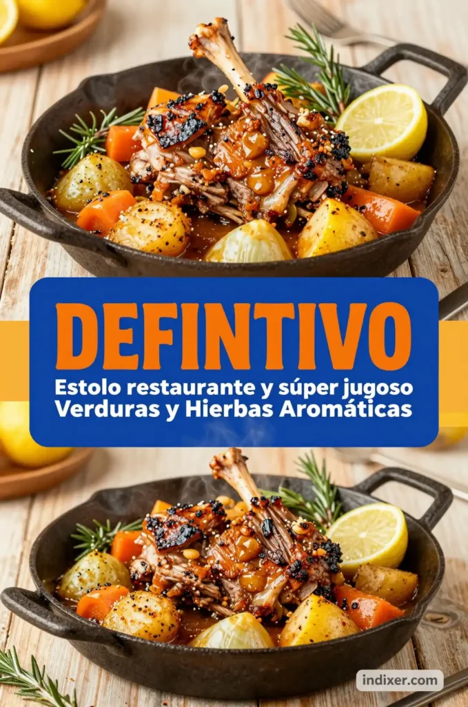 Estofado de Cordero con Verduras y Hierbas Aromáticas - Carne de Res y Cordero - Indixer