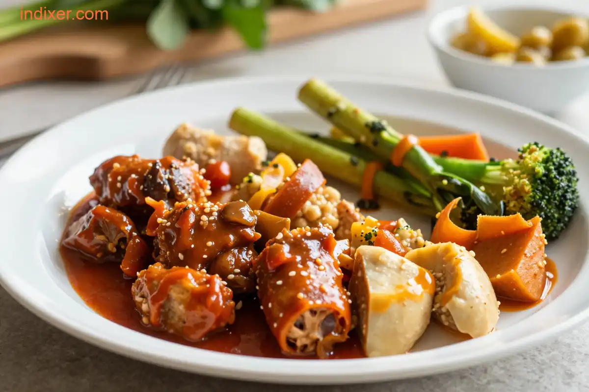 Fettuccine Cremoso de Champiñones y Tomillo terminado