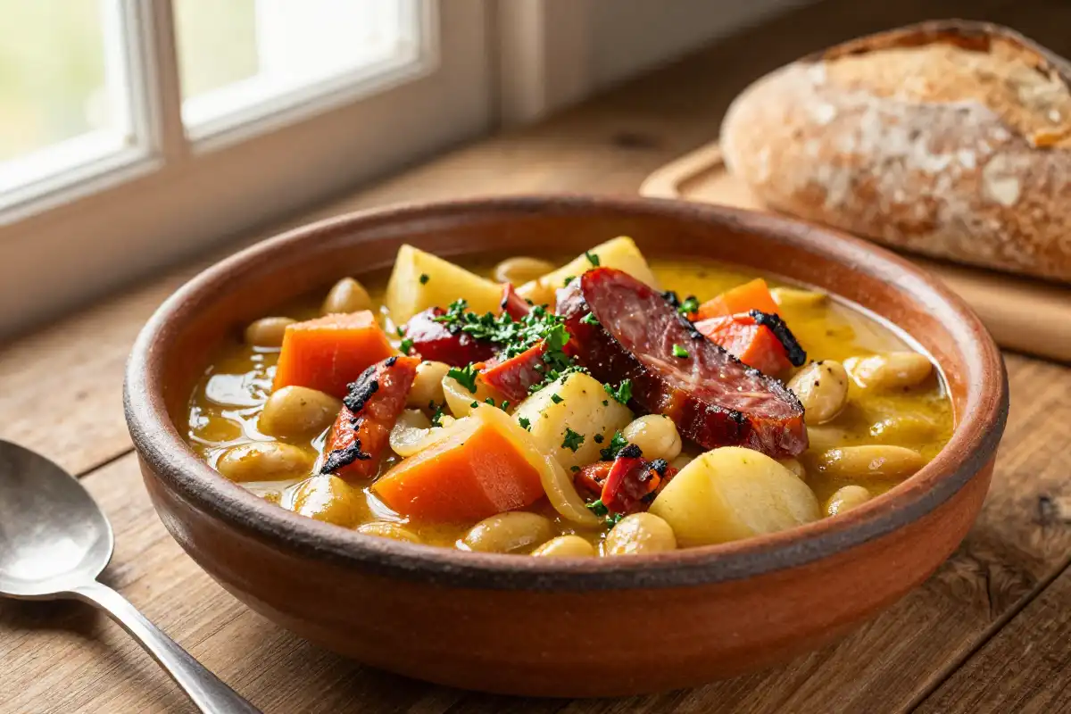 Lentejas Estofadas con Verduras plato terminado