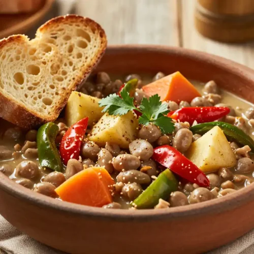 Lentejas Estofadas con Verduras - Tarjeta de Receta