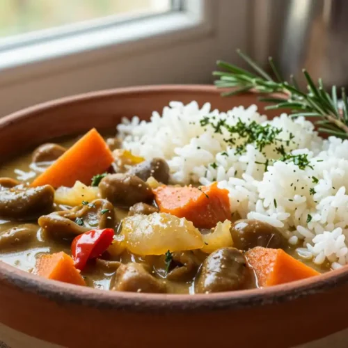 Lentejas Estofadas con Verduras y Arroz - Tarjeta de Receta