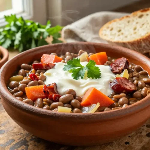 Lentejas Guisadas con Verduras - Tarjeta de Receta