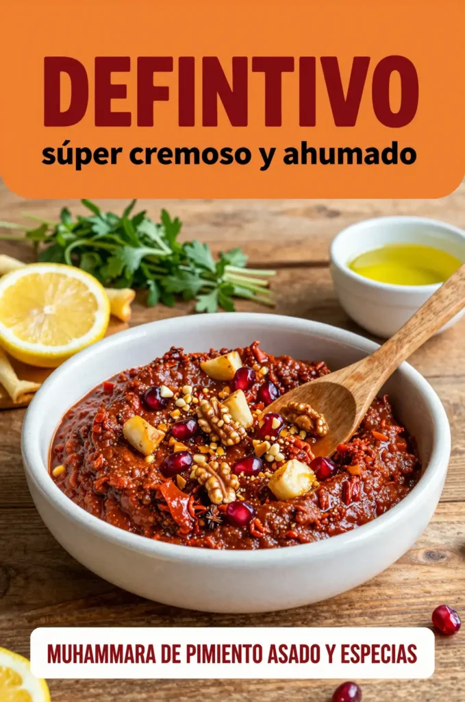 Muhammara de Pimiento Asado y Especias - Aperitivos y Salsas - Indixer