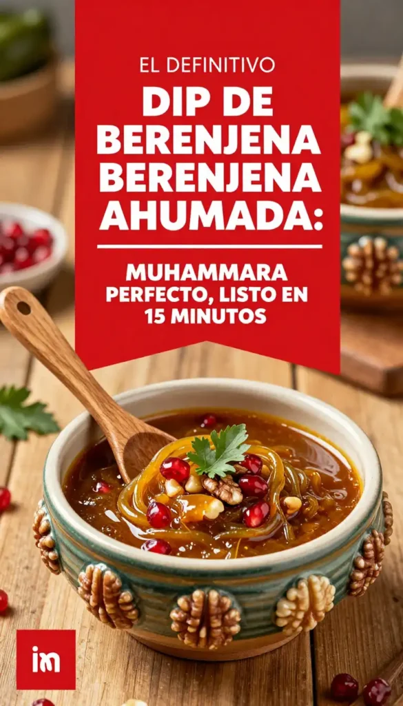 Muhammara de Pimientos Rojos y Nueces - Aperitivos y Salsas - Indixer