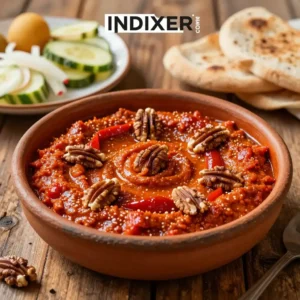 Muhammara de Pimientos Rojos y Nueces - Tarjeta de Receta