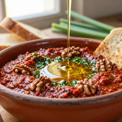 Muhammara de Pimientos y Nueces - Tarjeta de Receta