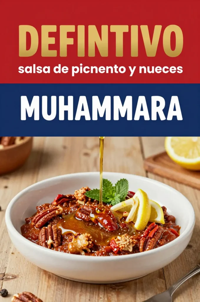 Muhammara (Salsa de Pimiento Rojo y Nueces) - Aperitivos y Salsas - Indixer