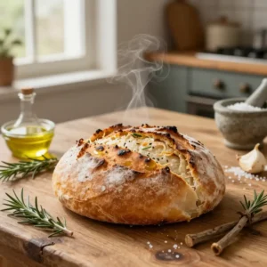 Pan de Aceite de Oliva y Romero - Tarjeta de Receta