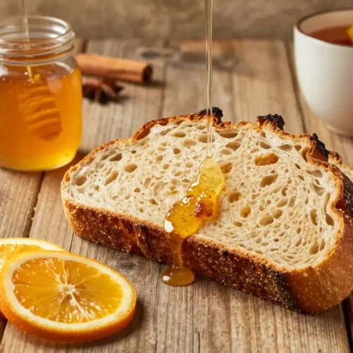 Pan de Miel con Especias y Naranja - Tarjeta de Receta