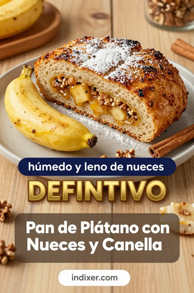 Pan de Plátano con Nueces y Canela - Pan y Repostería - Indixer