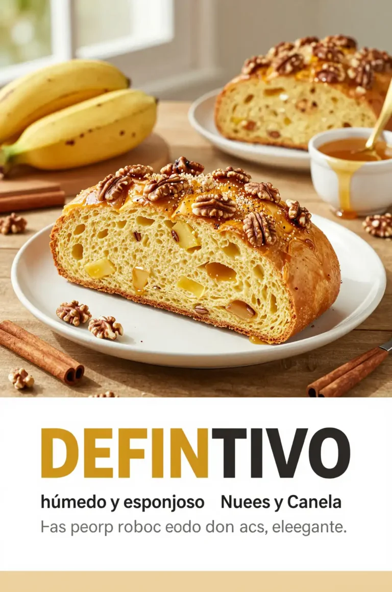 Pan de Plátano con Nueces y Canela - Pan y Repostería - Indixer