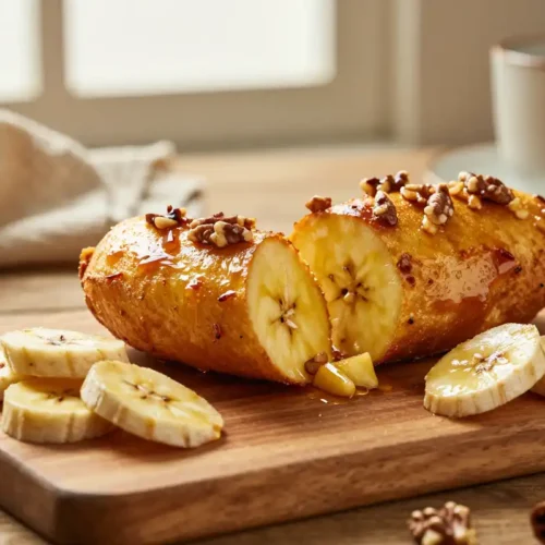 Pan de Plátano con Nueces y Canela - Tarjeta de Receta