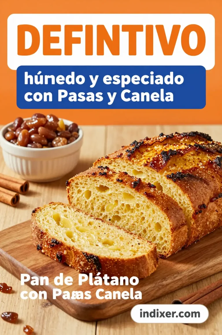 Pan de Plátano con Pasas y Canela - Pan y Repostería - Indixer
