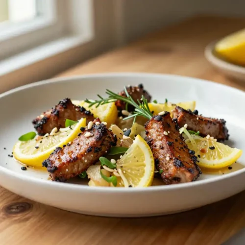 Pasta con Salsa Cremosa de Salmón y Espinacas - Tarjeta de Receta