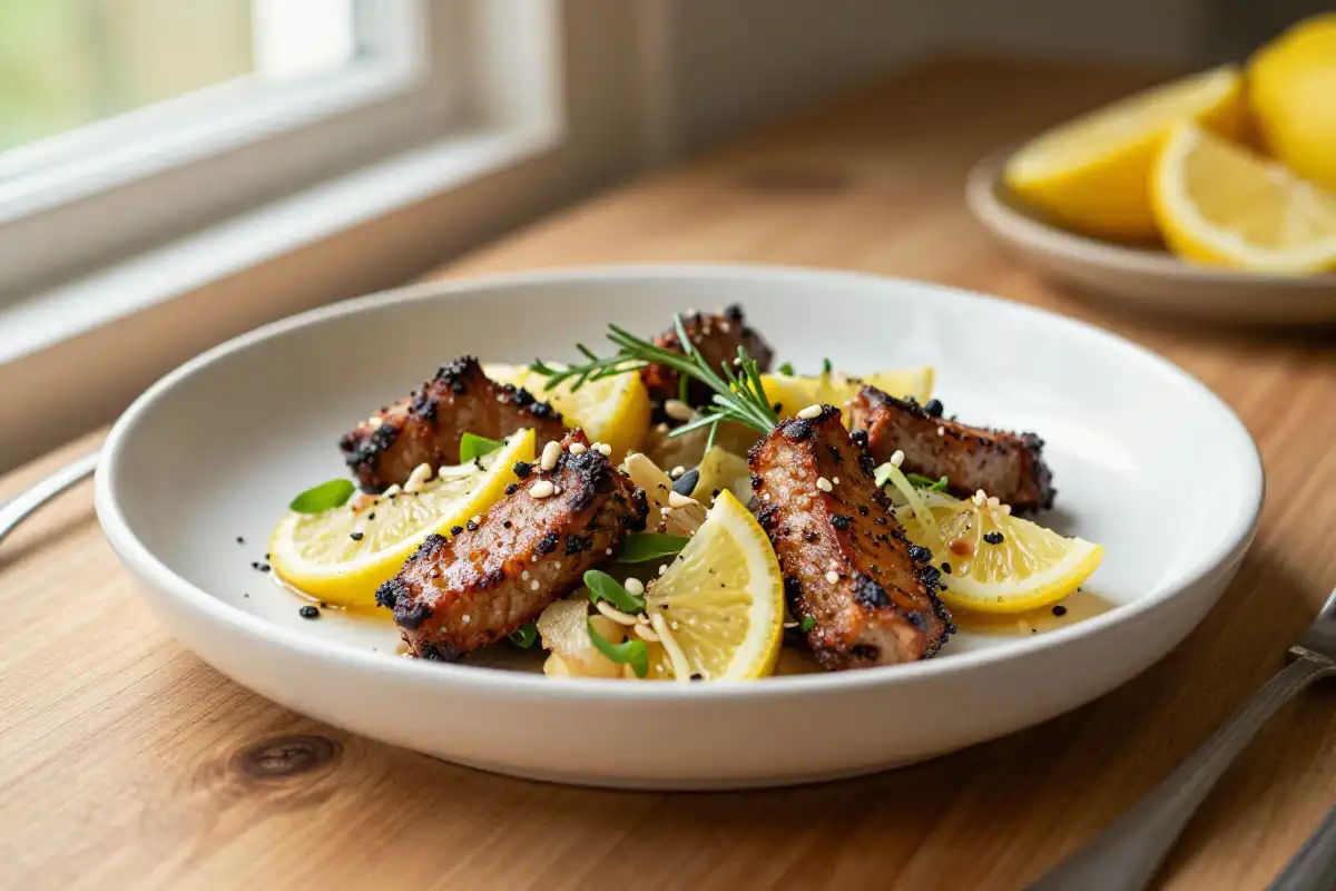 Pasta con Salsa Cremosa de Salmón y Espinacas - Tarjeta de Receta