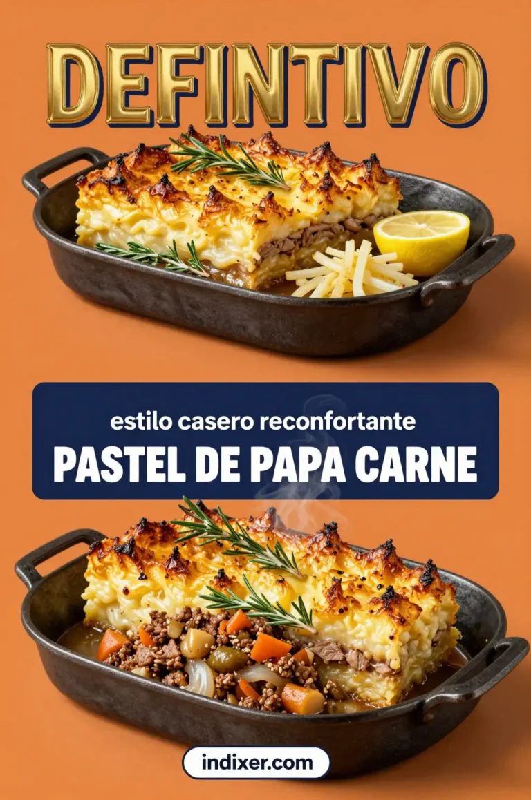 Pastel de Papa Carne - Comidas Económicas - Indixer