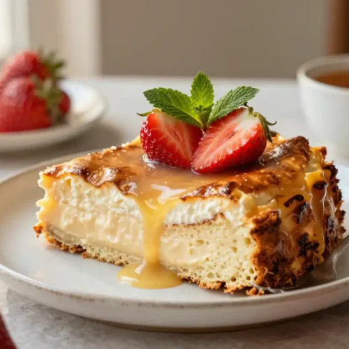 Pastel de Tres Leches con Fresas - Tarjeta de Receta