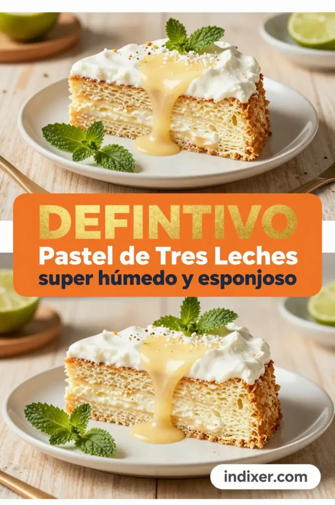 Pastel de Tres Leches - Postres y Dulces - Indixer
