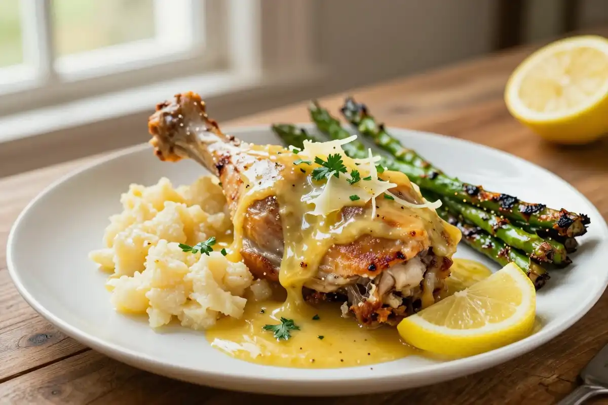 Pechuga de Pollo al Limón con Hierbas Frescas - Tarjeta de Receta