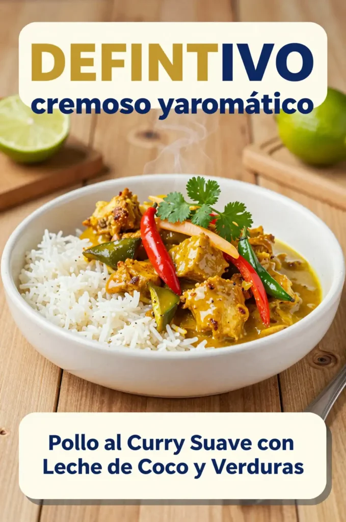 Pollo al Curry Suave con Leche de Coco y Verduras - Pollo y Aves - Indixer