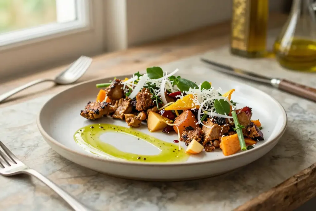 Pollo Asado al Limón y Romero con Verduras - Tarjeta de Receta