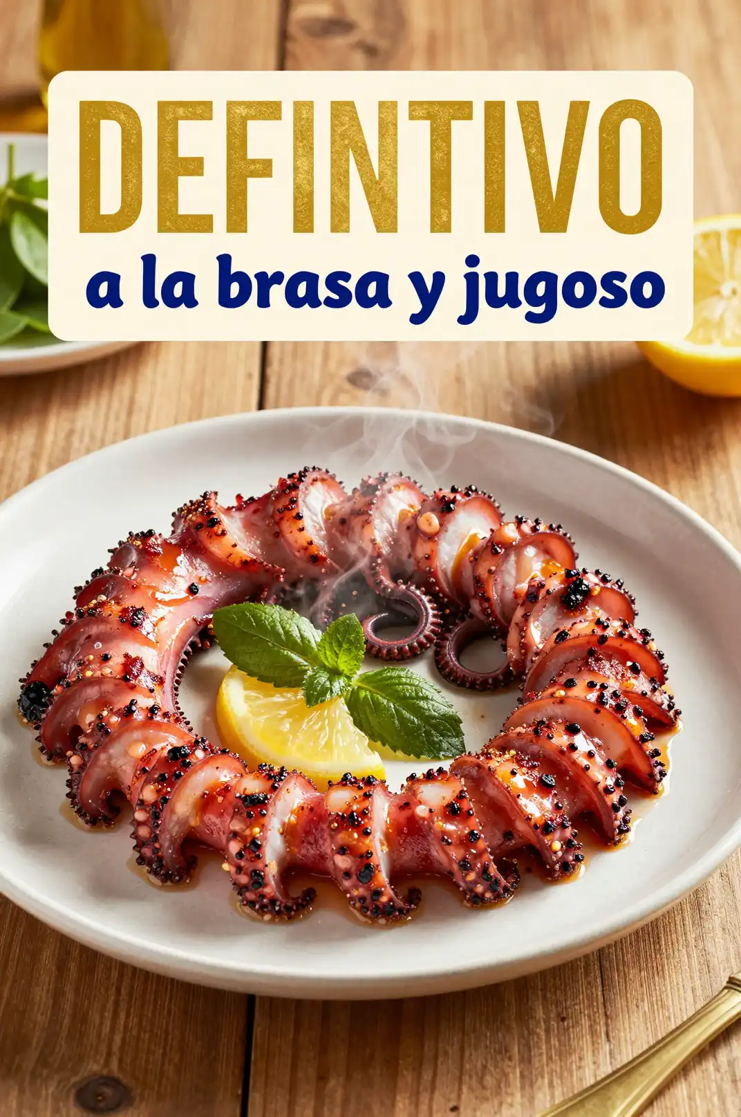 Pulpo a la Gallega con Pimentón de la Vera - Mariscos - Indixer