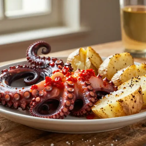 Pulpo a la Gallega con Pimentón de la Vera - Tarjeta de Receta
