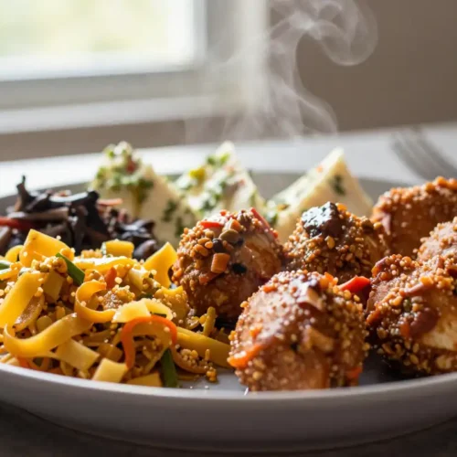 Salmón al Horno con Vegetales Asados - Tarjeta de Receta