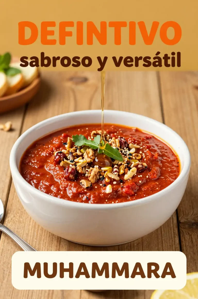 Salsa de Pimiento Rojo y Nueces (Muhammara) - Aperitivos y Salsas - Indixer