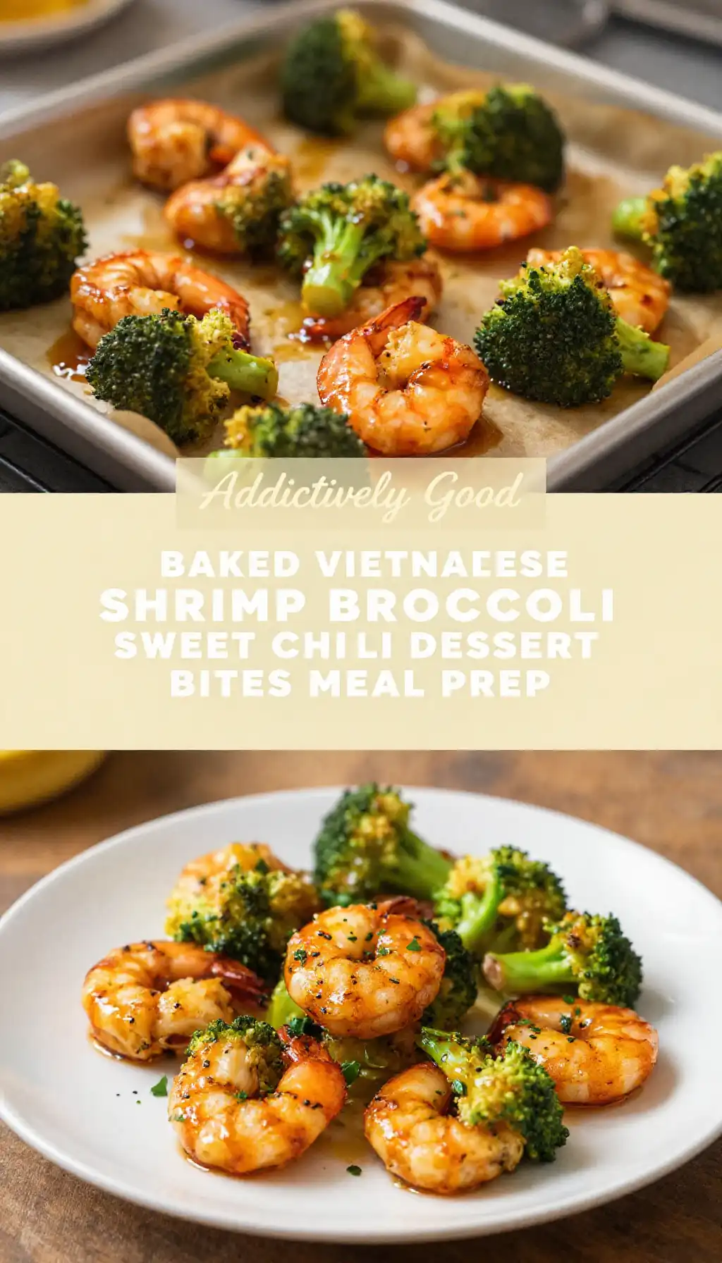 Addictively Good Baked Vietnamese Shrimp Broccoli Sweet Chili Dessert Bites Meal Prep