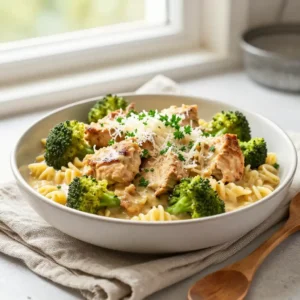 Step by step Addictively Good Slow Cooker Turkish Chicken Thigh & Broccoli Pasta: Creamy, Flavor-Bomb Meal Prep Dream