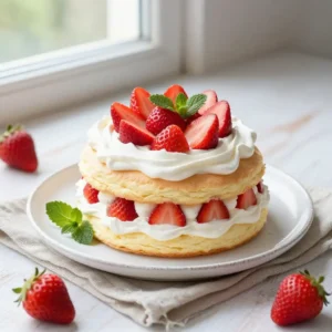 Japanese Strawberry Shortcake - Fluffy Chiffon & Cream
