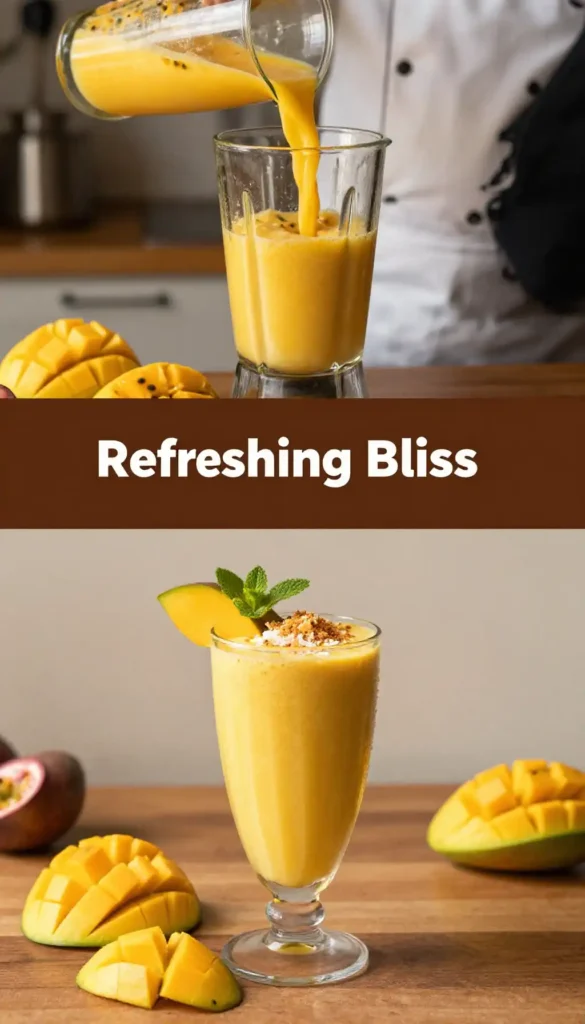 Mango Passionfruit Coconut Bliss Smoothie
