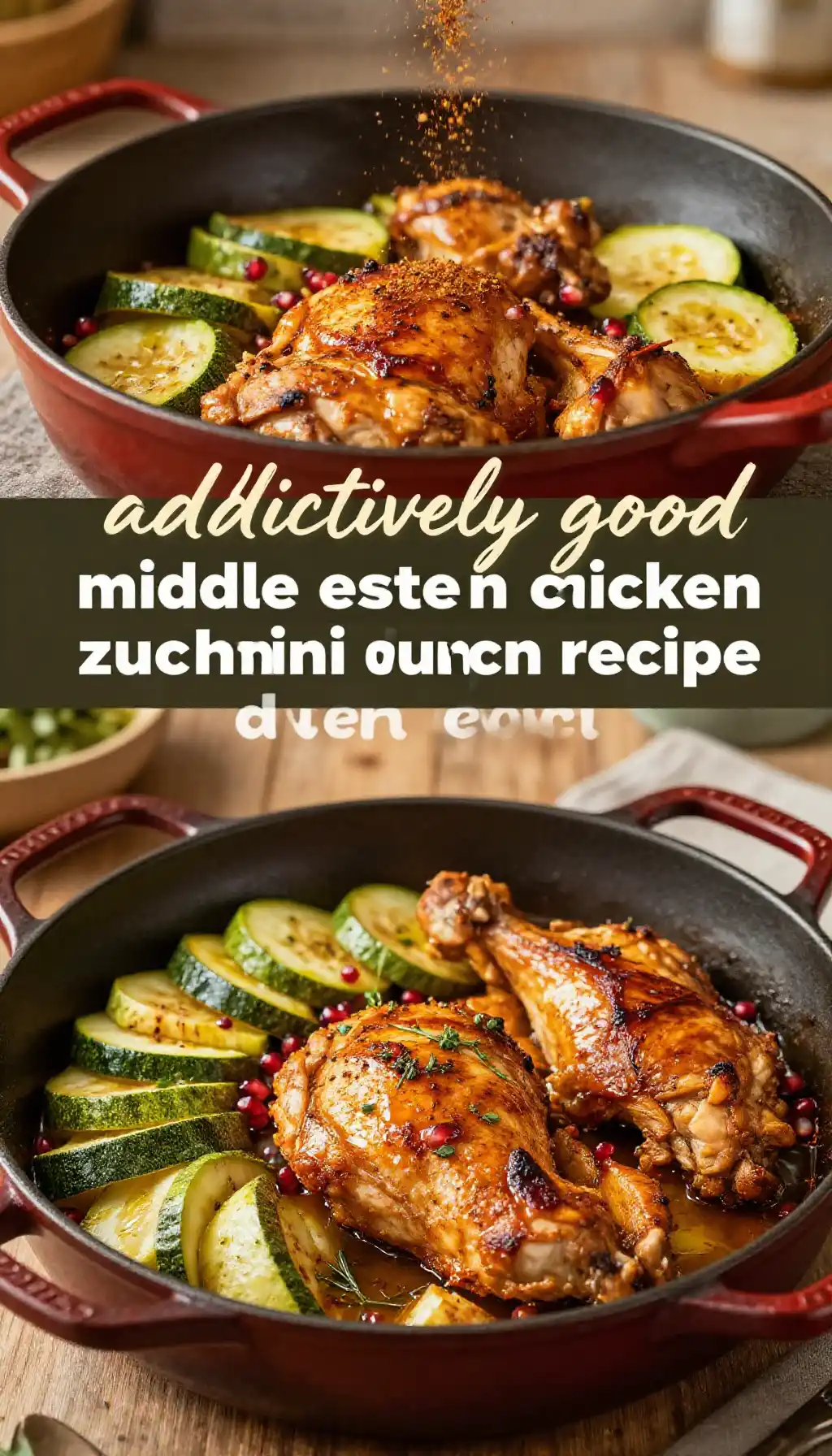 addictively good middle eastern chicken zucchini dutch oven recipe
