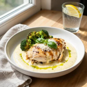 Step by step better than takeout creamy tuscan chicken crispy broccoli stovetop italian one-pan meal prep