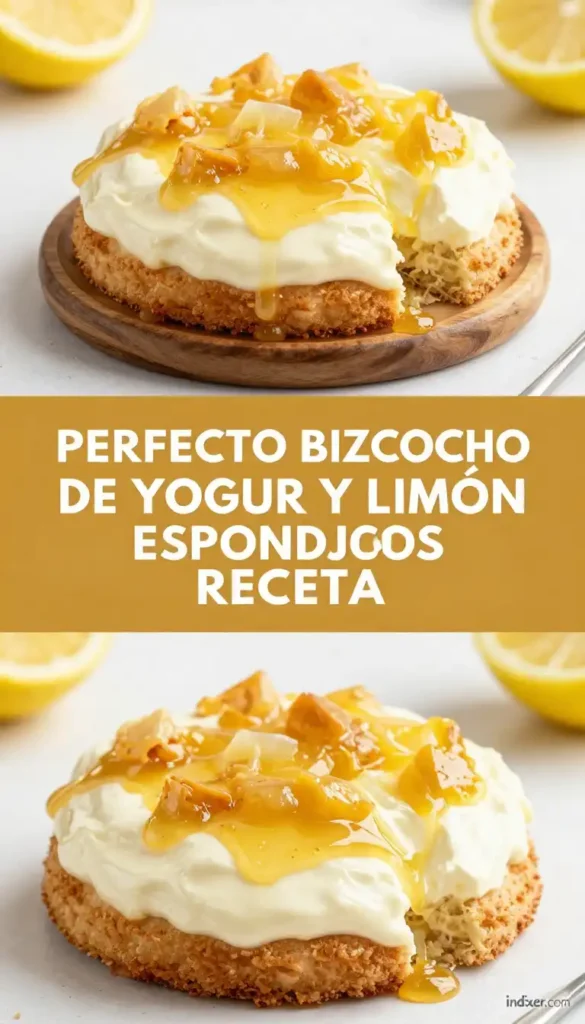 Bizcocho de Yogur y Limón - Pan y Repostería - Indixer