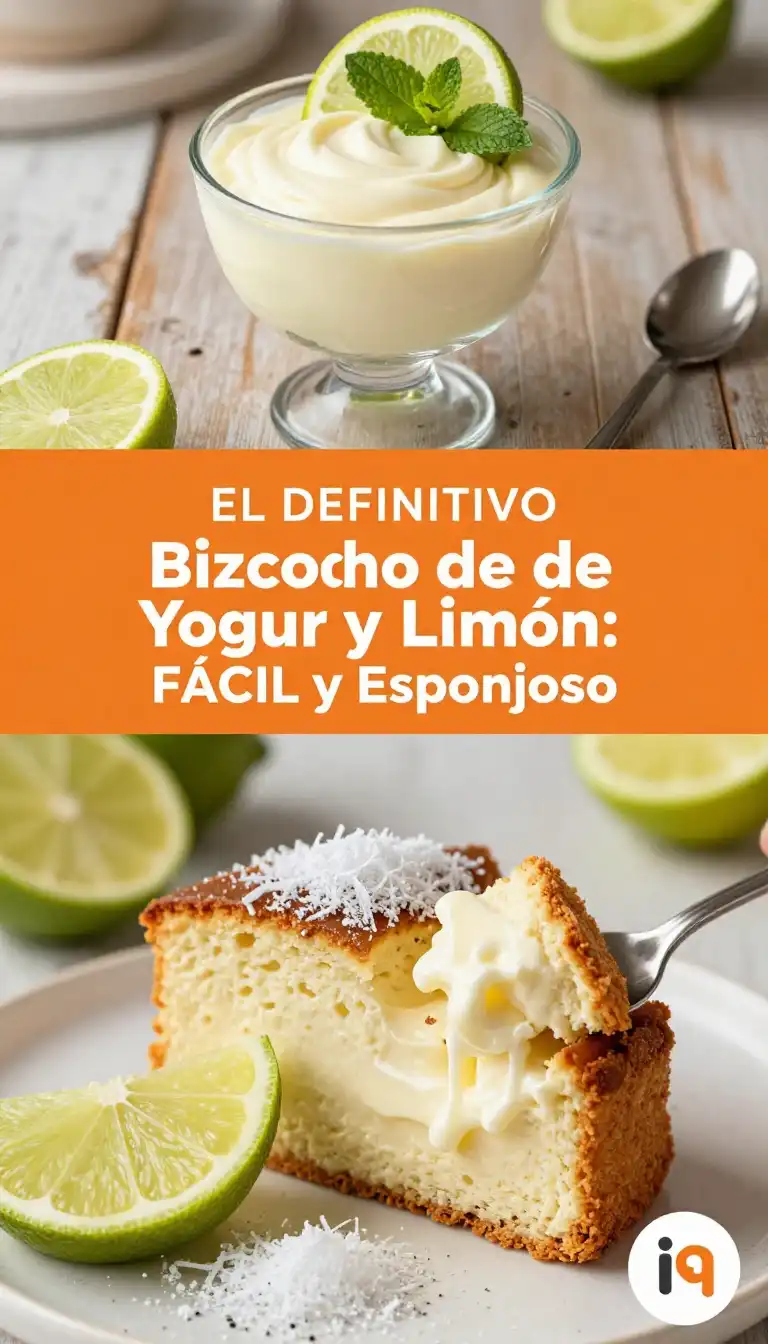 Bizcocho de Yogur y Limón - Pan y Repostería - Indixer