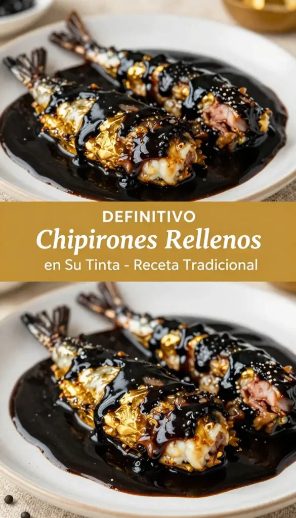Chipirones Rellenos en Su Tinta - Mariscos - Indixer