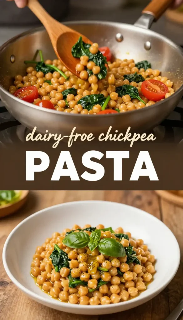 dairy-free chickpea pasta