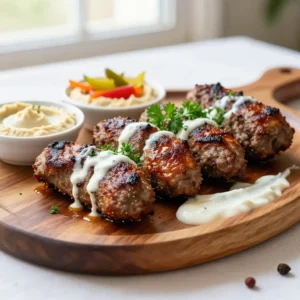 Step by step easy broiled lamb kofta