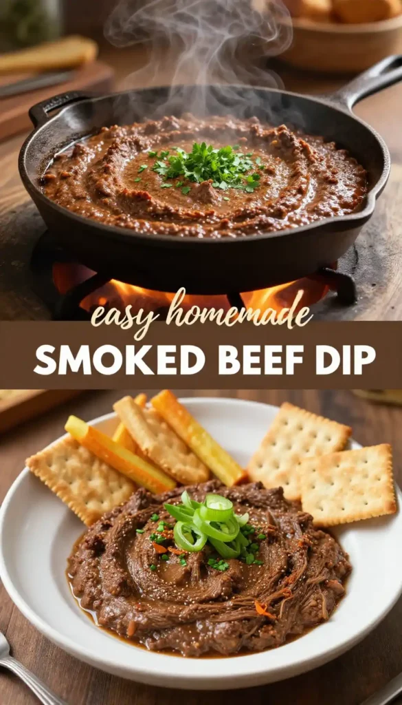 easy homemade whole30 smoked beef dip