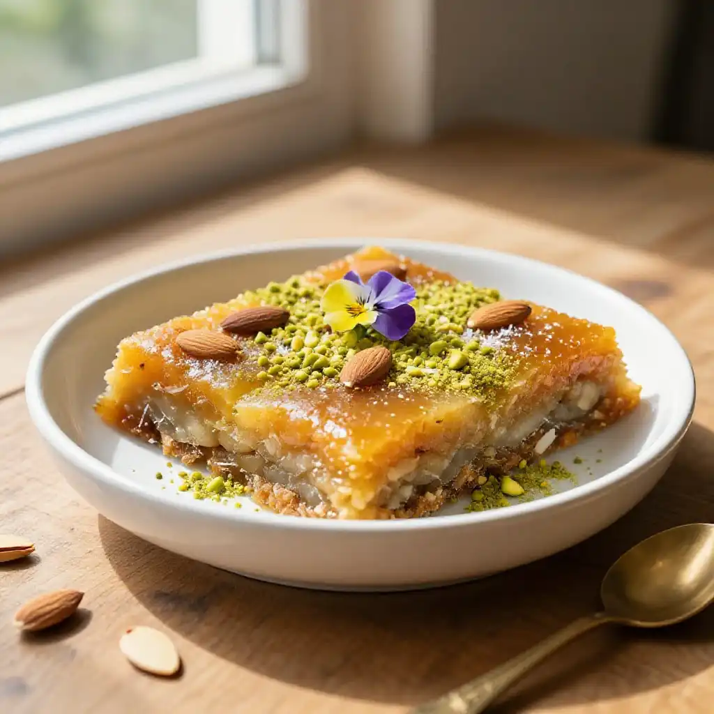 Easy Keto No-Bake Moroccan Dessert plated dish