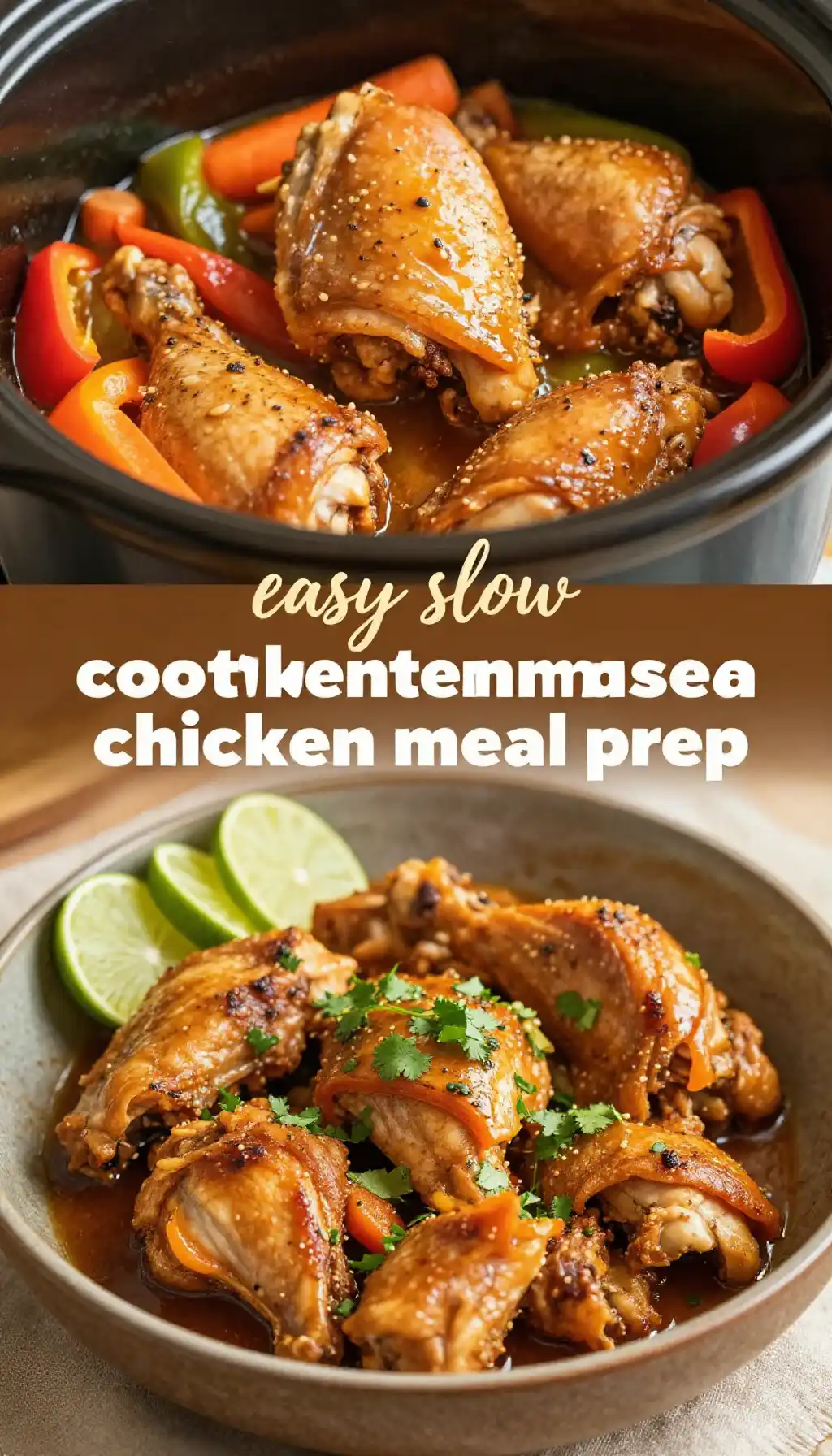 easy slow cooker Vietnamese chicken meal prep